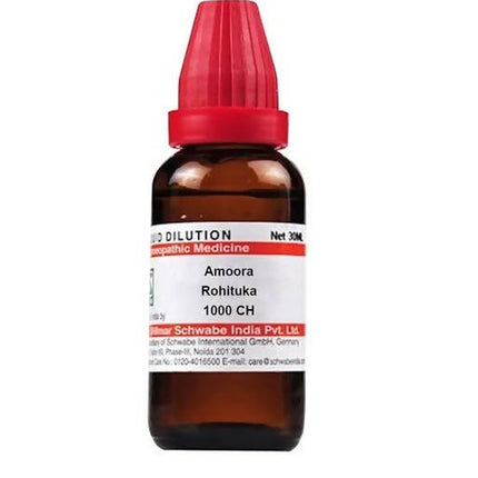 Dr. Willmar Schwabe India Amoora Rohituka Dilution