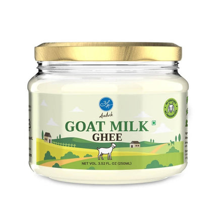 Aadvik Goat Milk Ghee | Made From Grass Fed Goats Milk | Natural & Pure Ghee