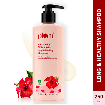 Plum Hibiscus & Ceramides Shampoo For Long, Healthy Hair