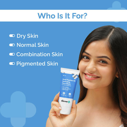 The Derma Co Snail Peptide 96 Hydrating Face Wash