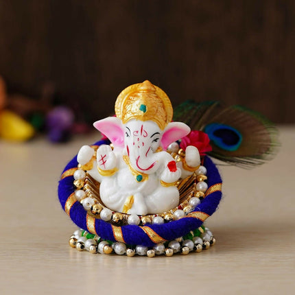 eCraftIndia Polyresin Lord Ganesha Idol