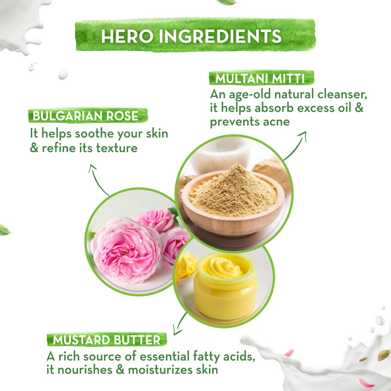 Mamaearth Multani Mitti Moisturizing Lotion Soap (Buy 3 Get 1 Free) - Limited Time Offer