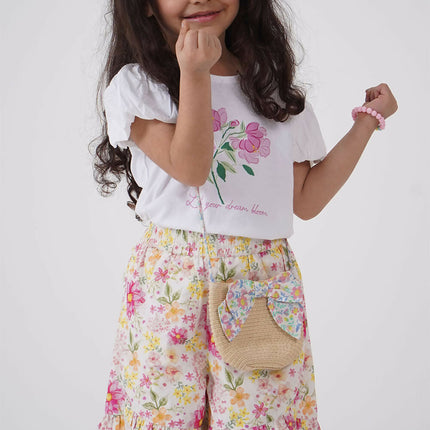 LH Luxury Fashion Camlie Puff Sleeve Tee & Shorts Set – Stylish & Playful