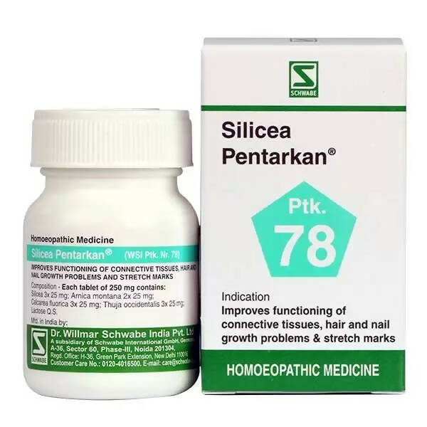 Dr. Willmar Schwabe India Silicea Pentarkan Ptk 78 Tablets