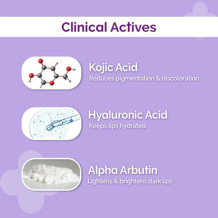 The Derma Co 2% Kojic Acid Face Serum & 1% Kojic Acid Lip Balm