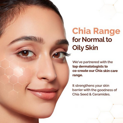Mamaearth Chia Oil-Free Face Wash with Chia Seed & Ceramides for Normal to Oily Skin
