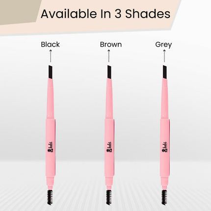 BOBI Eyebrow Pencil Grey Waterproof Smudgeproof Finish