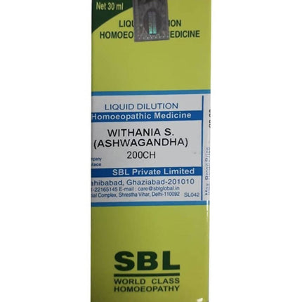 SBL Homeopathy Withania S (Ashwagandha) Dilution