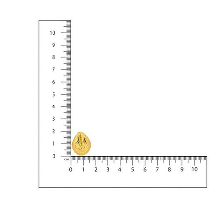 Golden Drop Earrings - Ruby Raang