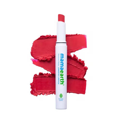 Mamaearth Moisture Matte Long Stay Lipstick-Raspberry Scarlet - Limited Time Offer