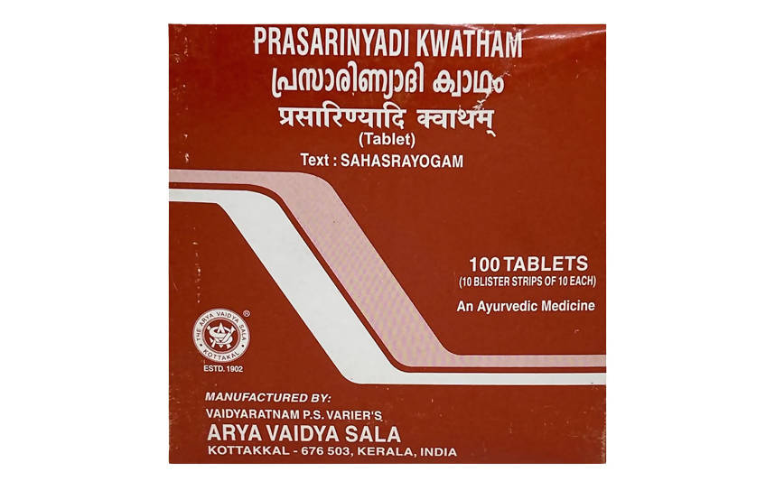 Kottakkal Arya Vaidyasala Prasarinyadi Kwatham Tablets